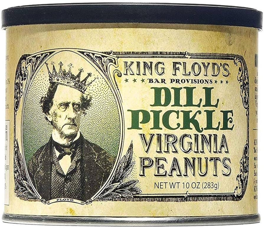 King Floyd's Dill Pickle Virginia Peanuts 10oz