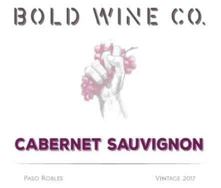 Bold Wine Co. Cabernet Sauvignon Paso Robles 2018 750ml