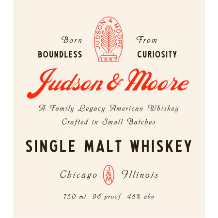 Judson & Moore Single Malt Whiskey 750ml