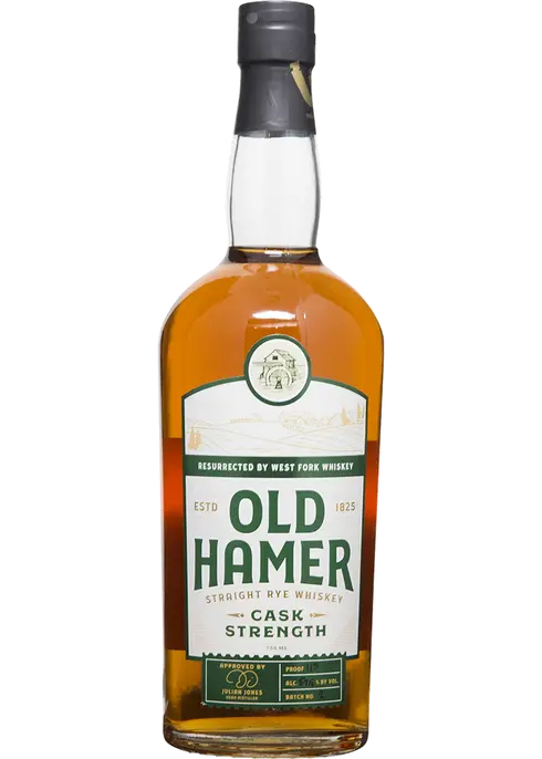 Old Hamer Straight Rye Whiskey 750ml