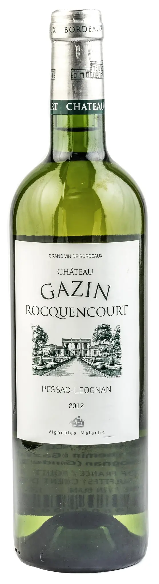 Chateau Gazin-Rocquencourt Blanc Pessac-Leognan 2018 750ml