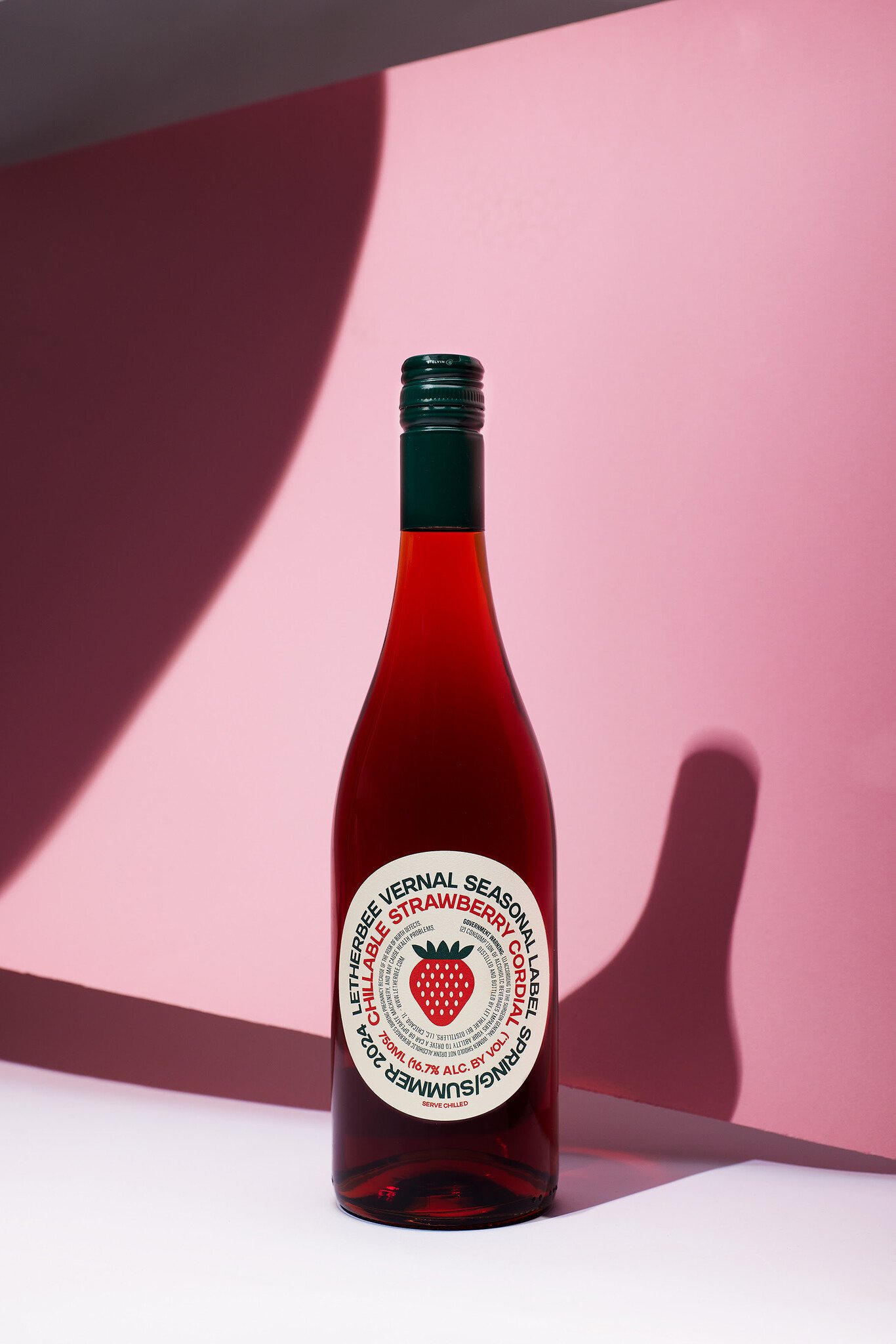 Letherbee "Vernal Spring/Summer 2024" Chillable Strawberry Cordial 750ml
