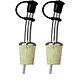 Franmara Bottle Pourers (Stainless Steel with Natural Cork)