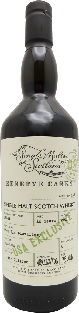 The Single Malts of Scotland Caol Ila "Reserve Casks" 12 Year Single Malt Scotch Whisky 750ml