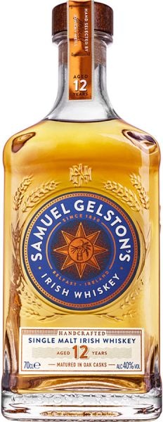 Samuel Gelston's 12 Year Single Malt Irish Whiskey 750ml