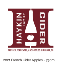 Haykin Family "French Cider Apple" Reserve Cider 750ml