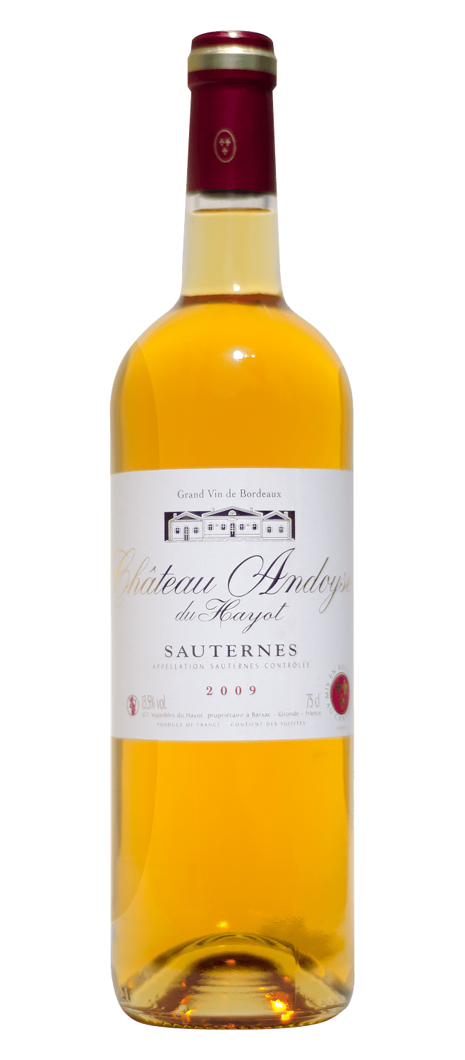 Chateau Andoyse du Hayot Sauternes 2016  375ml
