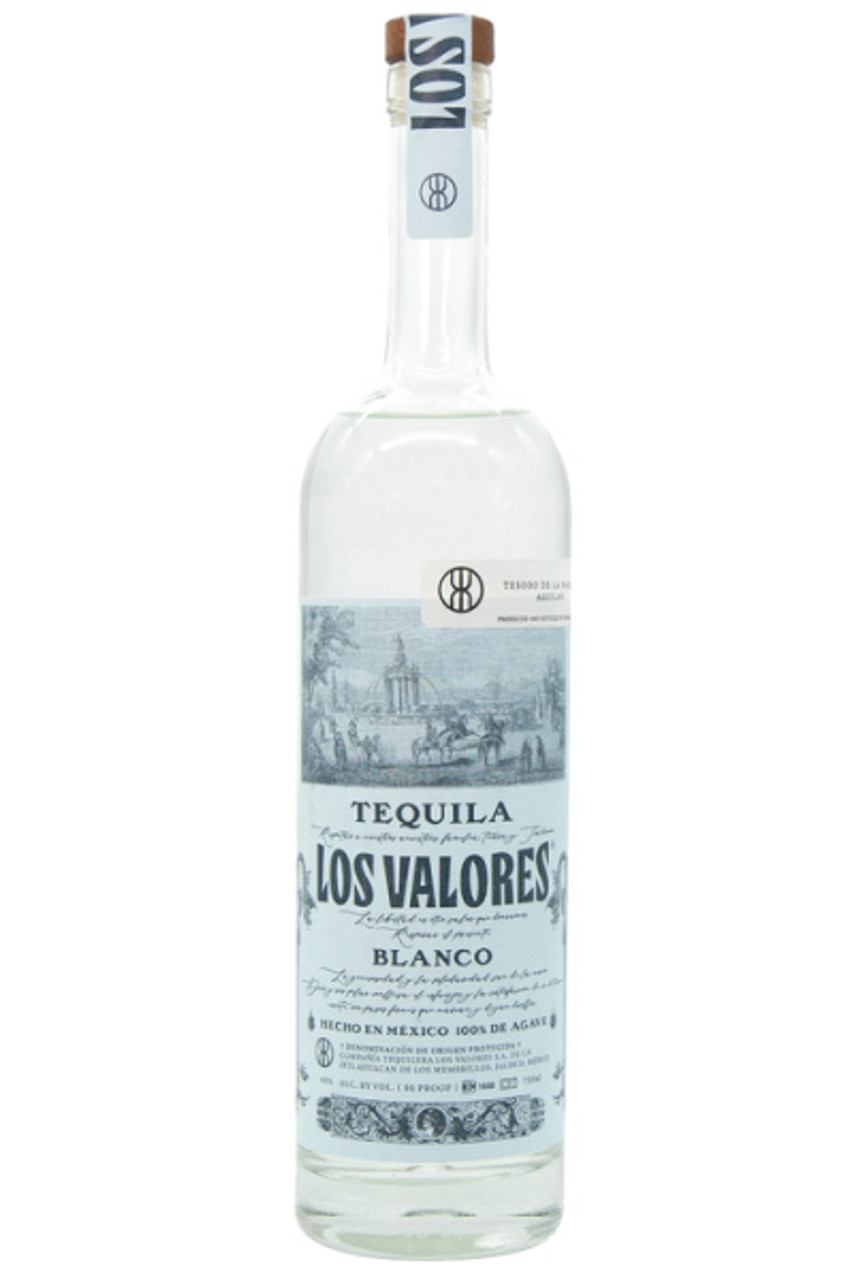Los Valores Blanco Tequila 750ml