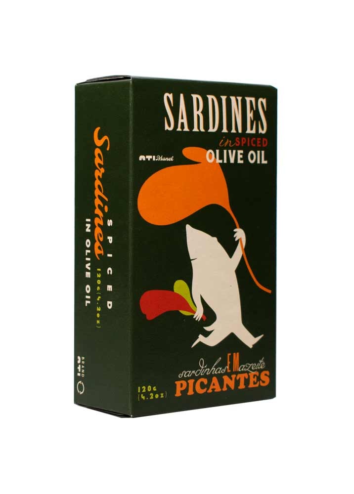 Ati Manel Sardines in Spiced Olive Oil 4.2oz