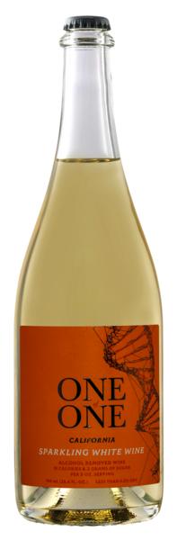 Non-Alcoholic Wine One of One Sparkling White (Alcohol Removed) Wine (NA) 750ml