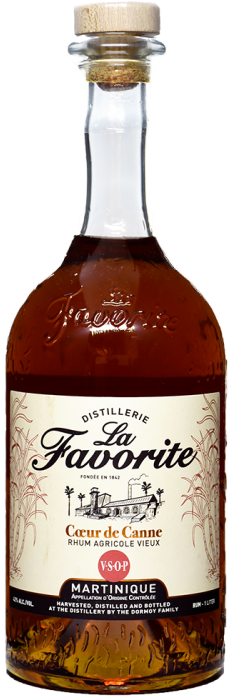 La Favorite VSOP Rhum Agricole Vieux Coeur de Canne Rum 1L