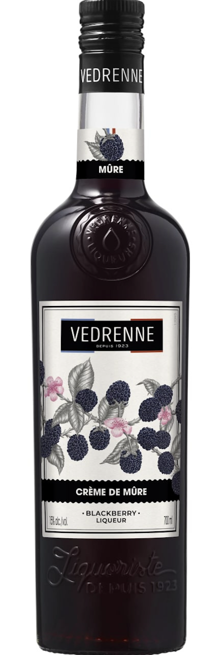 Vedrenne Creme de Mure Blackberry Liqueur 700ml