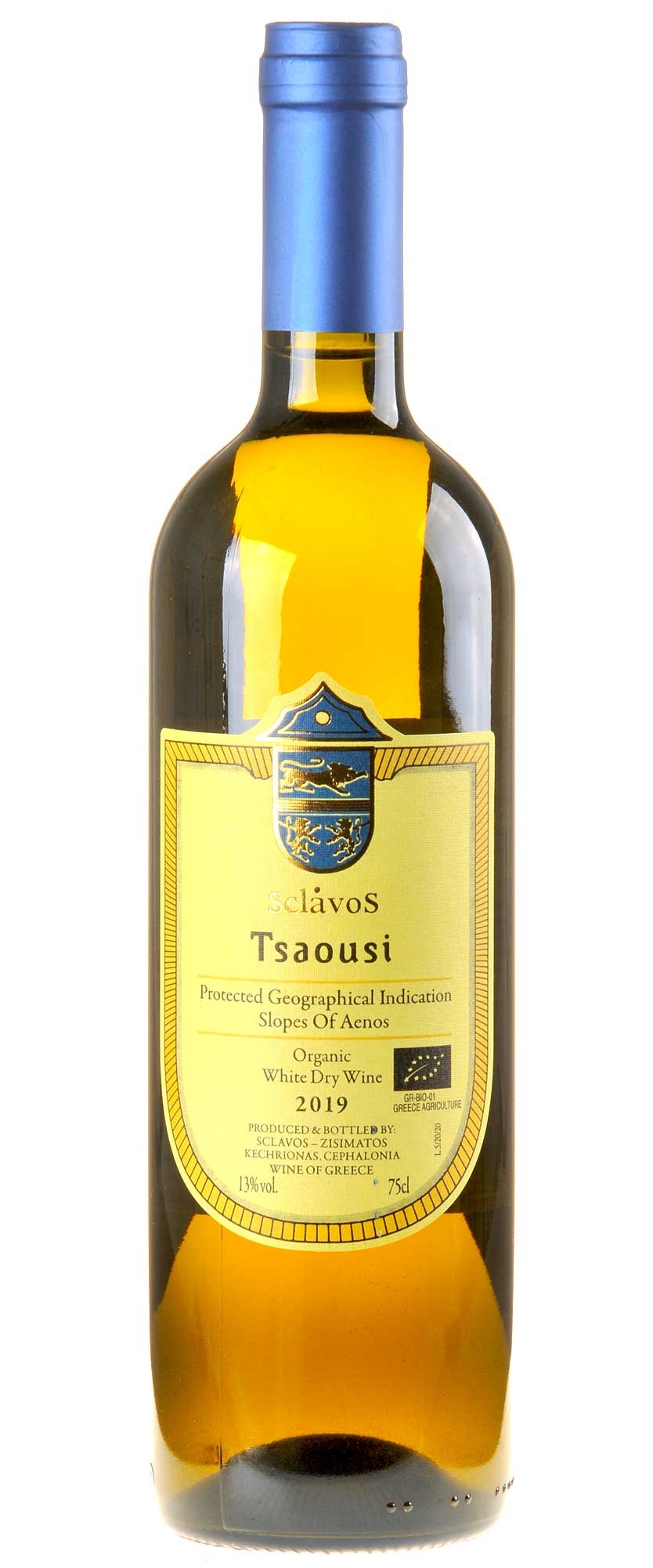 Sclavos "Tsaousi" Dry White Wine Slopes of Aenos 2019 750ml