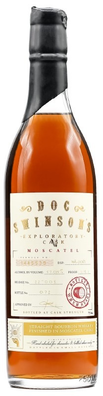 Doc Swinson's "Exploratory Cask Moscatel" Straight Bourbon Whiskey Finished in Moscatel Casks 750ml