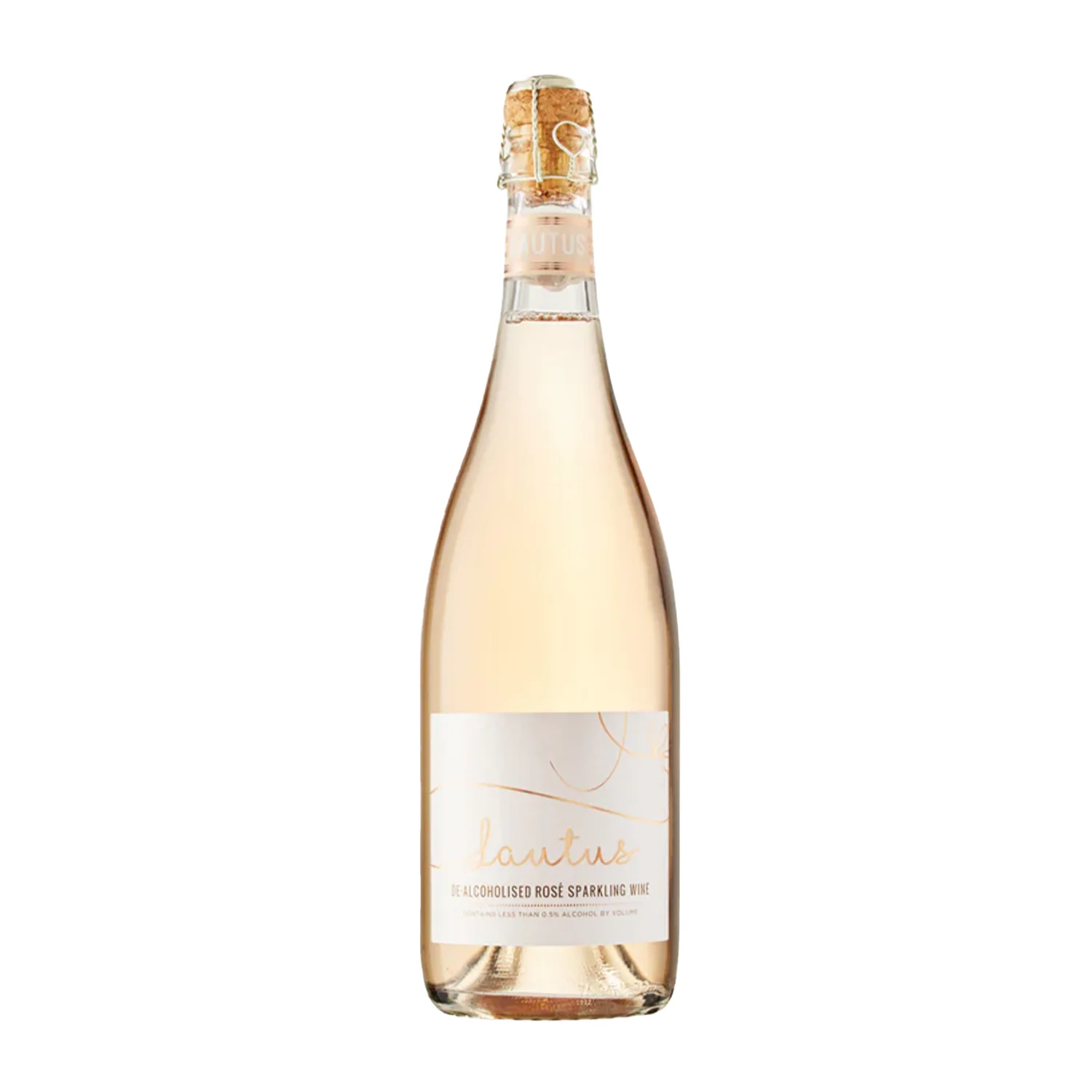 Non-Alcoholic Wine Lautus "Rosé Sparkling Wine" De-Alcoholised Brut South Africa 750ml