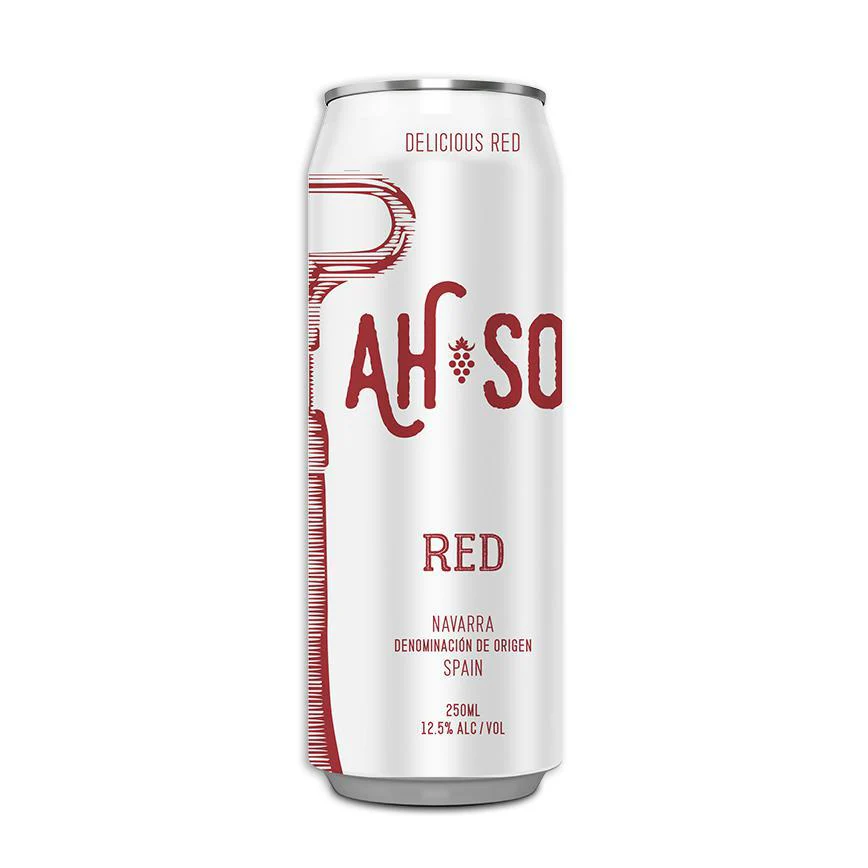 AH SO Red Wine Navarra 250ml Can