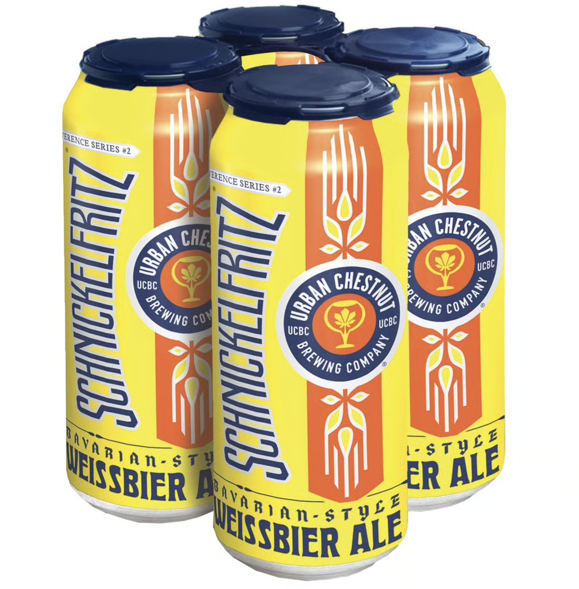 Urban Chestnut "Schnickelfritz"Bavarian-Style Weissbier Ale 16oz 4pk