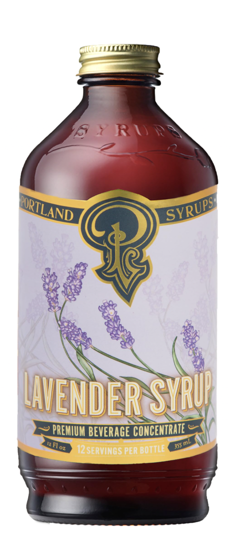 Portland Syrups Lavender Premium Beverage Concentrate 355ml