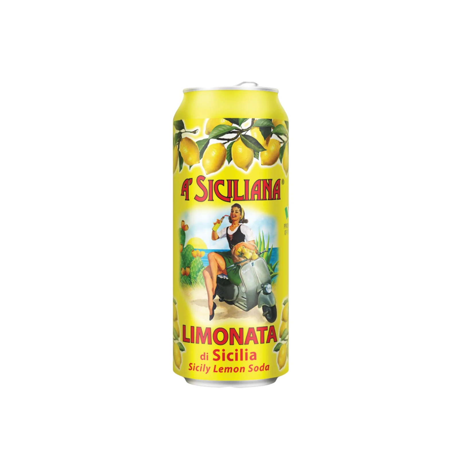 A'Siciliana Limonata di Sicilia Lemon Soda 330ml