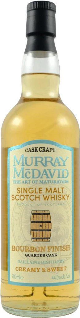 Murray McDavid "Cask Craft" Dailuaine Bourbon Finished Single Malt Scotch Whisky 700ml