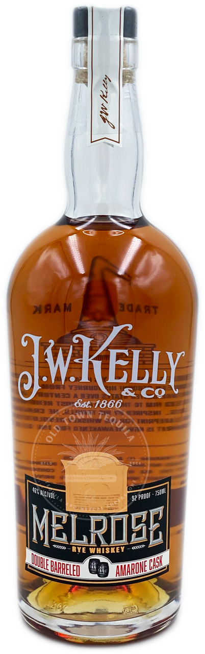 J.W. Kelly “Melrose” Rye Whiskey Amarone Cask Rye 750ml