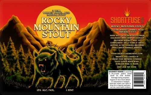 Short Fuse "Rocky Mountain" Stout 16oz 2pk