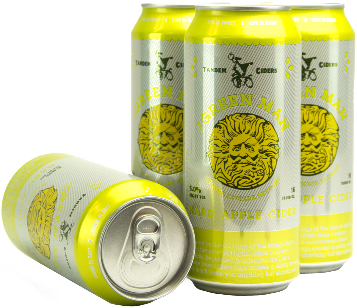 Tandem Ciders "The Green Man" Hard Apple Cider 16oz 4pk