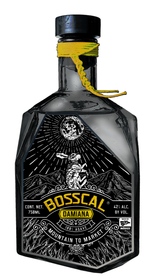 Bosscal Damiana Mezcal  Artesanal 750ml