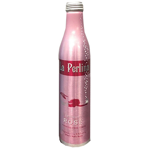 La Perlina Sparkling Rosé Metal Bottle 375ml