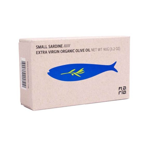 Maria  Organic Small Sardines in Extra Virgin Olive Oil 3.2oz