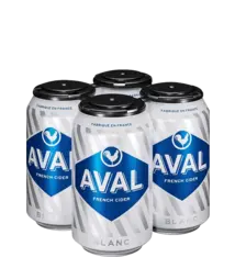 Aval Blanc Cider 4-pack 11.2oz cans