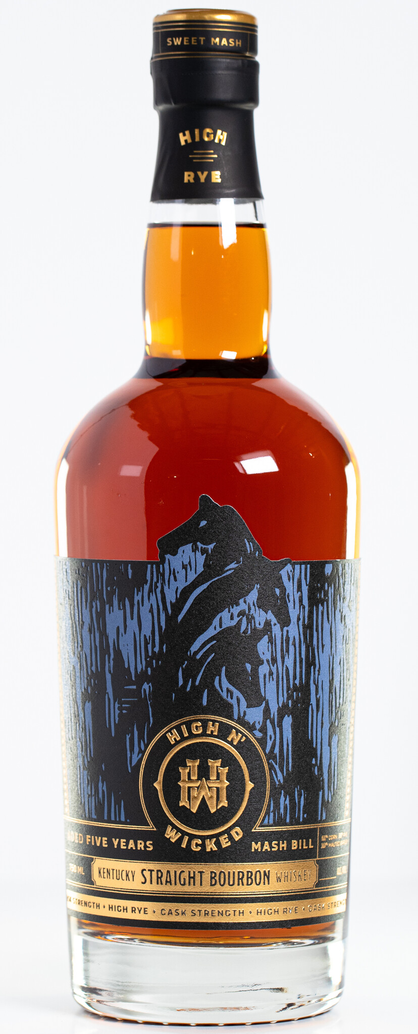 High N' Wicked Kentucky Straight Bourbon Whisky Cask Strength 5 Year 750ml