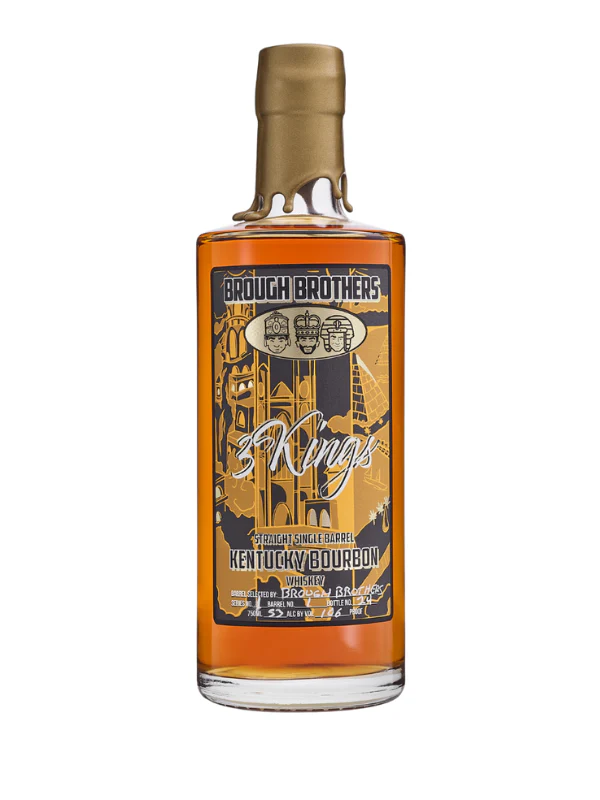 Brough Brothers "3 Kings" Straight Single Barrel Kentucky Bourbon Whiskey 750ml