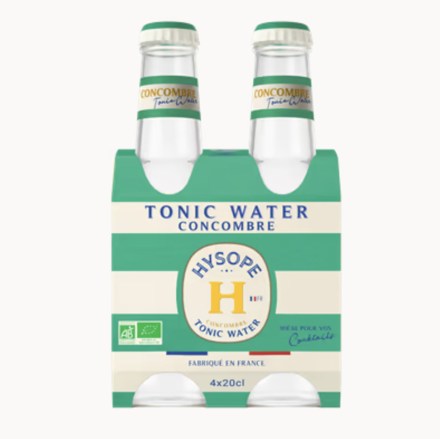 Hysope Cucumber Tonic Water 200ml 4pk