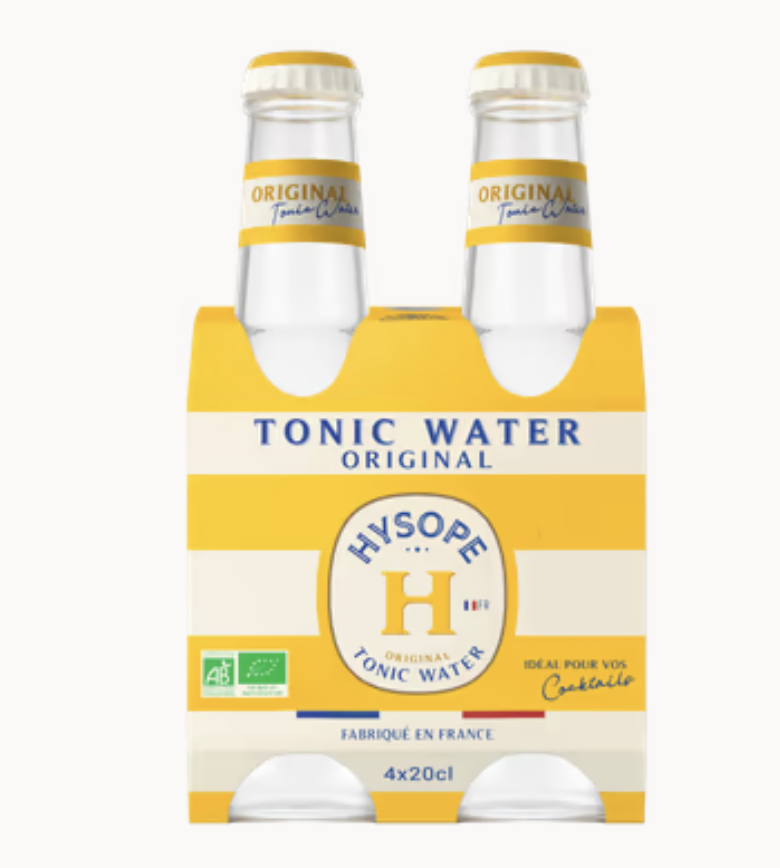 Hysope Original Tonic Water 200ml 4pk