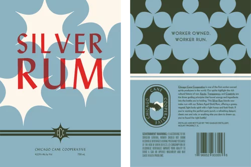 Chicago Cane Collective Silver Rum 750ml