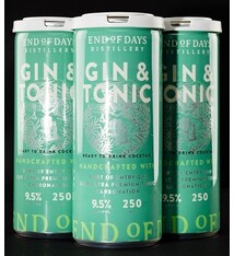 End of Days Gin & Tonic 250ml 4pk