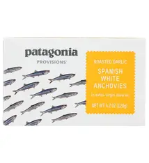 Pataogonia Provisions Roasted Garlic Spanish White Anchovies in Extra Virgin Olive Oil 4.2oz