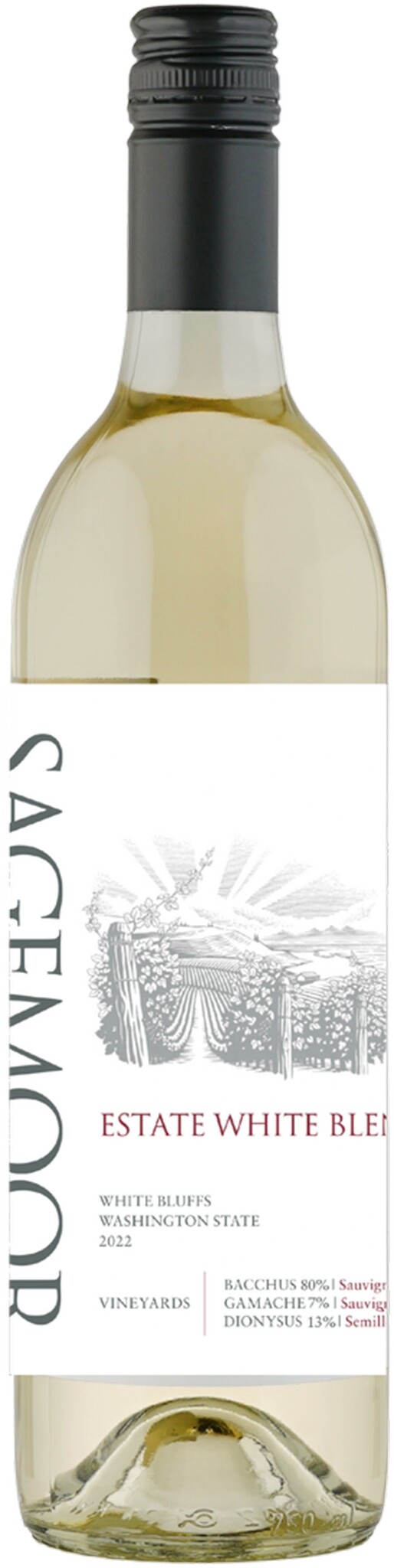 Sagemoor Vineyards Estate White Blend Washington State 2022 750ml