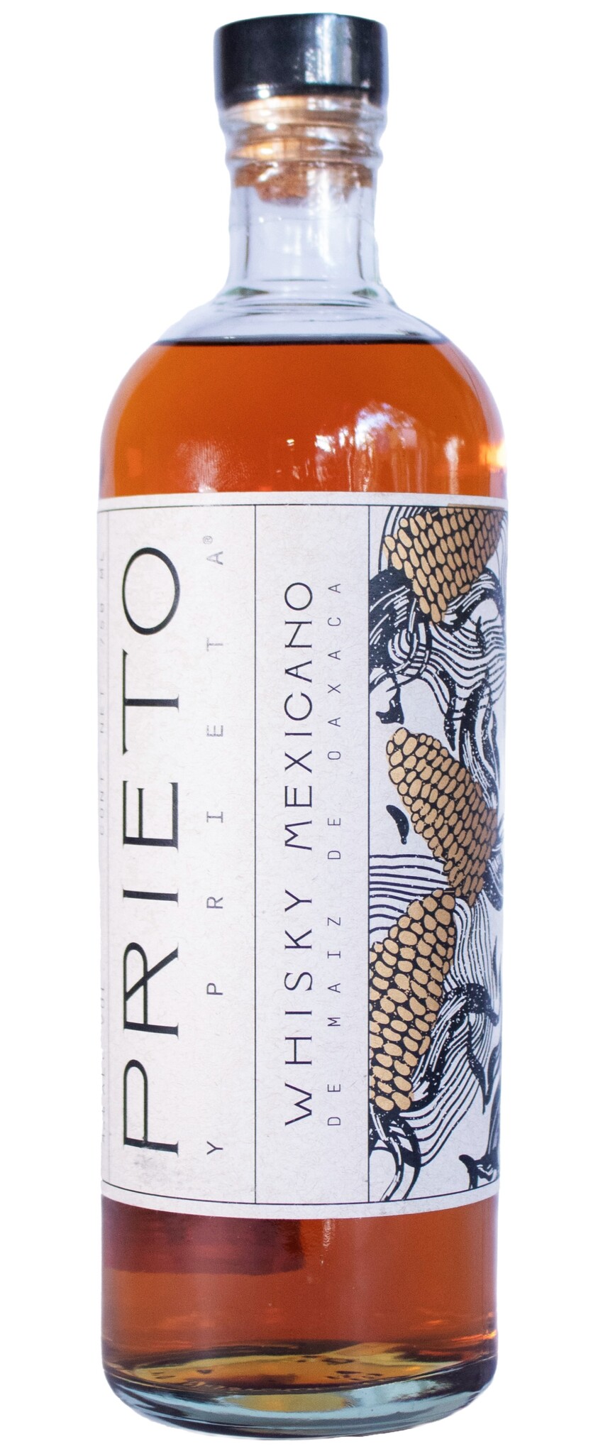 Prieto y Prieta Whisky Mexicano de Maiz de Oaxaca 750ml