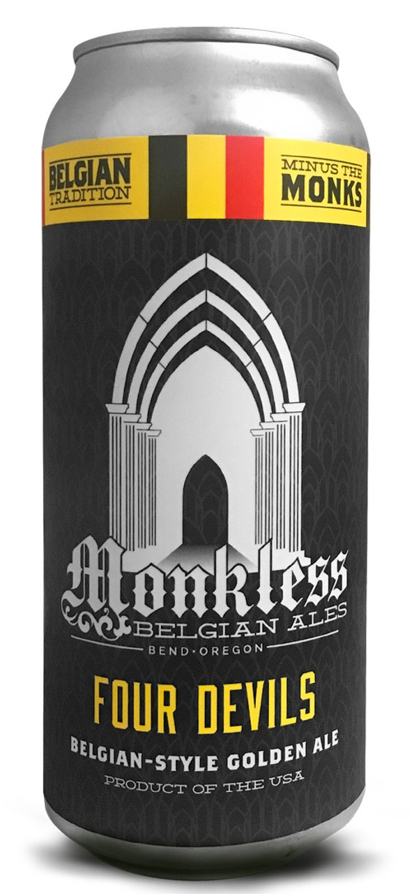 Monkless "Four Devils" Belgian-Style Golden Ale 16oz 4pk