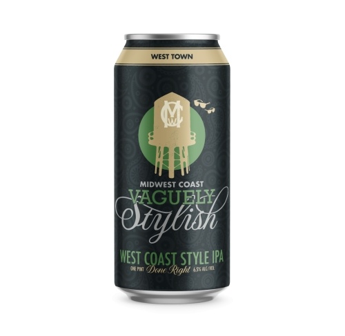 Midwest Coast "Vaguely Stylish" West Coast Style IPA 16oz
