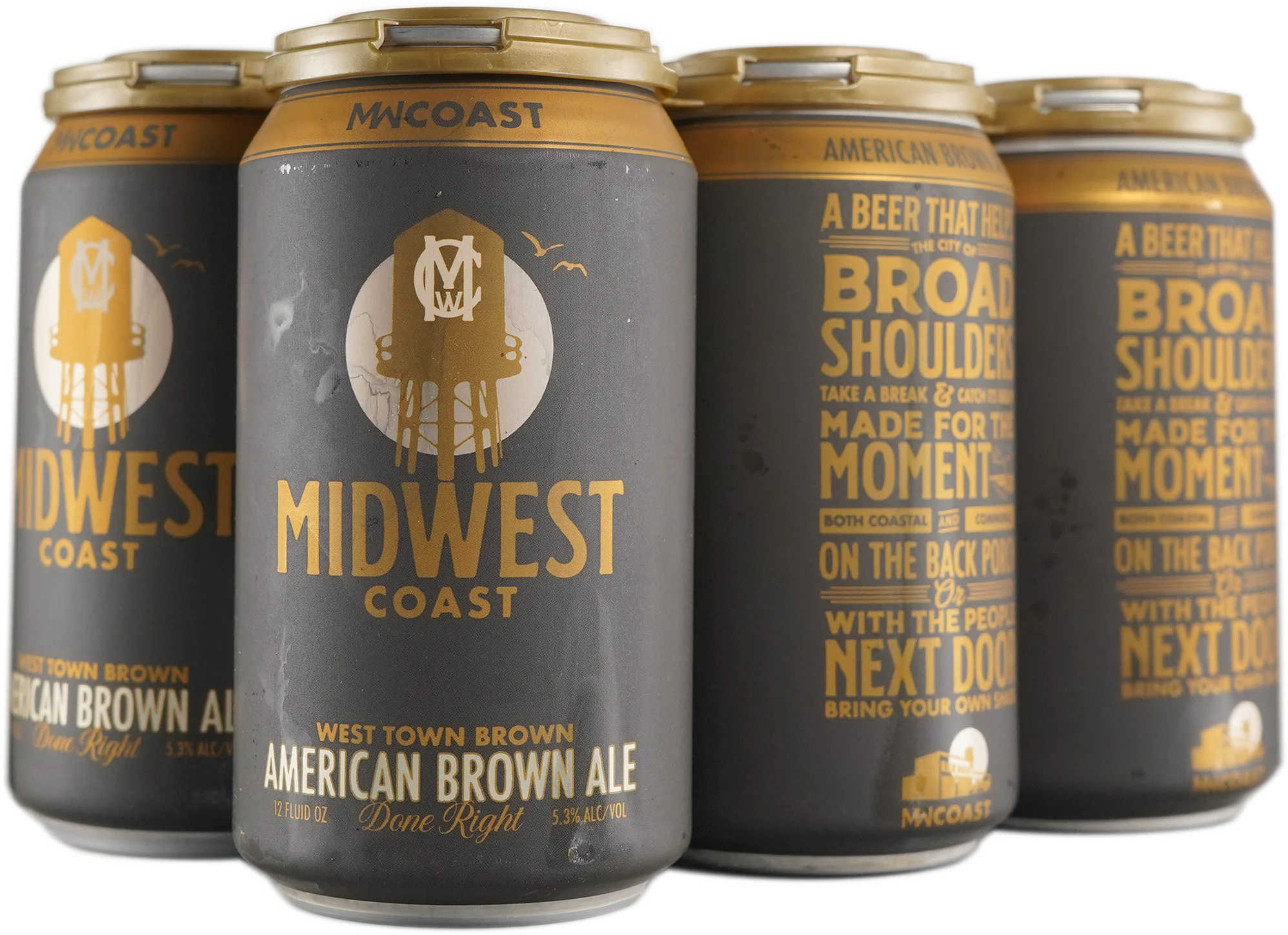 Midwest Coast "West Coast Brown" American Brown Ale 12oz 6pk