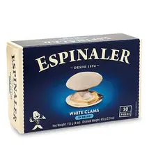 Espinaler White Clams in Brine 4oz