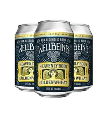 Wellbeing "Heavenly Body" Golden Wheat Non-Alcoholic 16oz 4pk