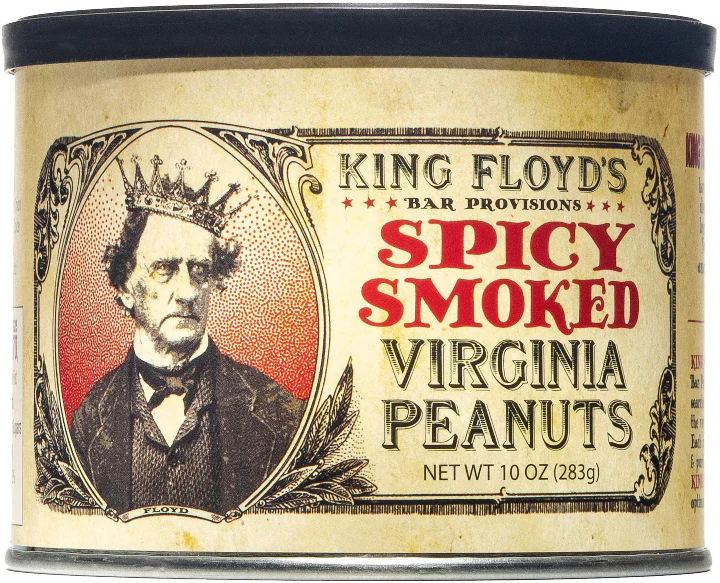King Floyd's Spicy Smoked Virginia Peanuts 10oz