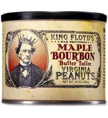 King Floyd's Maple Bourbon Butter Toffee Candied Peanuts 10oz