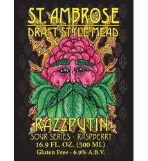 St. Ambrose "Razzputin" Sour Raspberry & Honey Mead 12oz 4pk
