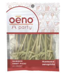 Oeno Bamboo Knot Party Picks 25 count
