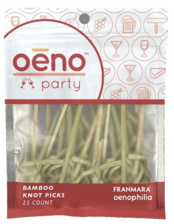 Oeno Bamboo Knot Party Picks 25 count